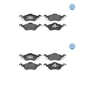 2x Meyle 025 231 5419 Juego Pastillas de Freno Disco Delant. para Ford Focus Dbw