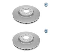 2x Meyle 115 521 0027 / Pd Disco de Freno Delantero para VW Tiguan Seat Alhambra