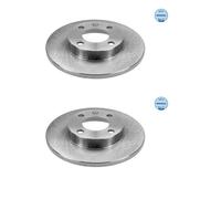 2x Meyle 115 521 0029 Disco de Freno Delantero para VW Golf I 17 Seat Ibiza II