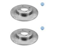 MEYLE Discos de freno para VOLKSWAGEN: Golf, Passat, Golf Cabriolet, Vento, Caddy & SEAT: Inca, Toledo (Ref: 115 521 1004)