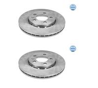 MEYLE Discos de freno para SKODA: Fabia, Octavia, Roomster, Rapid & VOLKSWAGEN: Polo, Golf, Fox, Bora & SEAT: Ibiza, Cordoba (Ref: 115 521 1018)