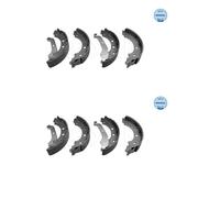 2x Meyle 16-14 533 0002 Juego de Zapatas Trasero para Nissan Kubistar Renault
