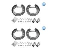 2x Meyle 16-14 533 0019 Juego de Zapatas Trasero para Nissan Kubistar Renault