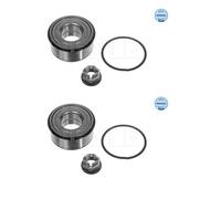 2x Meyle 16-14 650 0018 Juego De Rodamientos Delanteros Para Renault Laguna I