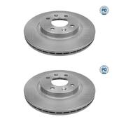 MEYLE Discos de freno para RENAULT: Clio, Kangoo, MÃ©gane, MÃ©gane Classic, Twingo, MÃ©gane ScÃ©nic, R19, Thalia, Symbol - Thalia (Ref: 16-15 521 0036/PD)