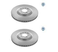 2x Disco de freno Eje delantero ventilado 183 521 1085/PD MEYLE para AUDI SEAT