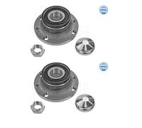 2x Meyle 214 750 0002 Cubo Trasero para Fiat Citroën Peugeot Ford Alfa Romeo