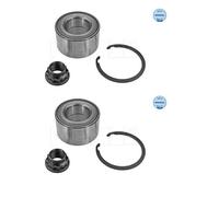 2x Meyle 30-14 650 0001 Juego De Rodamientos Delanteros Para Toyota Avensis T22