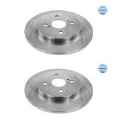 2x Meyle 30-15 523 0035 Disco Freno Trasero 294mm para Toyota Yaris Iq / Vios
