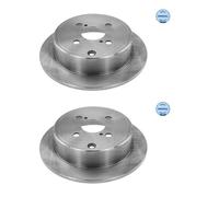 2x Meyle 30-15 523 0059 Disco Freno Trasero para Toyota Corolla E12