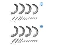 2x Meyle 314 042 0007/S Zapatas Freno Estacionamiento Trasero para BMW E81 E87