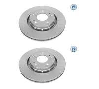 MEYLE Discos de freno para MITSUBISHI: Outlander, Lancer & PEUGEOT: 4007 & CITROËN: C Crosser (Ref: 32-15 521 0025/PD)