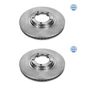 2X Meyle 37-15 521 0023 Disco De Freno Delante Para Hyundai H100 H-1/Starex H-1