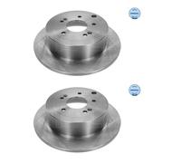 2x Disco de freno Eje trasero macizo 37-15 523 0013 MEYLE para HYUNDAI