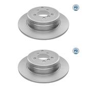 2x Meyle 53-15 523 0006 / Pd Disco Freno Trasero para Land Rover Range Rover III