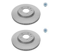 MEYLE Discos de freno para VAUXHALL: Astra, Ampera & OPEL: Astra, Ampera, Insignia, Zafira & CHEVROLET: Volt, Cruze, Orlando (Ref: 615 521 0006/PD)