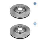 2x Meyle 615 521 0009 Disco De Freno Delante Para Opel Astra F Clásico CC
