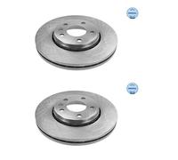 2x Meyle 615 521 0014 Disco De Freno Delante Para Opel Vivaro Renault Nissan