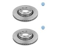 2X Meyle 615 521 6001 Disco De Freno Delante Para Opel Astra F CC Astra F