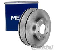 2X MEYLE DISCOS DE FRENO 240mm DELANTE APTOS PARA HONDA JAZZ LOGO