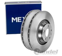 2X MEYLE DISCOS DE FRENO 347mm DELANTE APTOS PARA AUDI A6