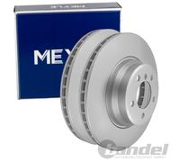 2X MEYLE DISCOS DE FRENO 348mm DELANTE APTOS PARA BMW 7