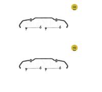 2X Meyle HD 314 653 0014/HD Estabilizador De Suspensión Delante Para BMW F10