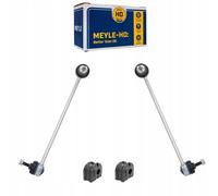 2x MEYLE HD REFORZADO Barra de Acoplamiento Stabi Delantera + COJINETE ESTABI...