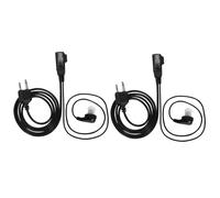 2X Microfono Auricular del Tubo del Sonido del Aire para Midland Walkie Talkie GXT G6 G7 G8 G9 75-810 GXT650 LXT80