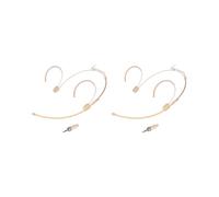 2X Micrófono de Diadema con Gancho para la Oreja, Micrófono de Condensador Omnidireccional con Cubierta.