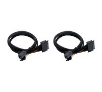 2X Mini SAS SFF8643 U.2 A 8639+15PIN Cable de Alimentación NVMe Conexión Datos Disco Duro SFF8639