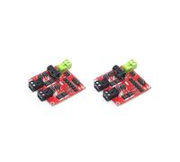 2X Módulo de Accionamiento de Motor de CC Dual de 7 A y 160 W, Industrial, Velocidad PWM Positiva y Negativa, Lógica L298 XY-160D