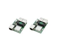 2X MóDulo de Conmutador de Red de Puerto EstáNdar Gigabit RJ45 de Industrial MíNimo de Tres Puertos 1000M Divisor de Red Alimentado de 5V-12V