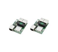 2X MóDulo de Conmutador Red Puerto EstáNdar Gigabit RJ45 Industrial MíNimo Puertos 1000M Divisor Alimentado 5V-12V