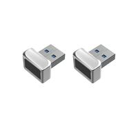 2X Módulo de Lector de Huellas Dactilares USB para Windows 7 10 11 Candado de Escáner Biométrico Hello para Portátiles PC Desbloqueo de Huellas