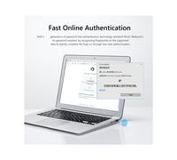 2X Módulo de Lector de Huellas Dactilares USB para Windows 7 10 11 Candado de Escáner Biométrico Hello para Portátiles PC Desbloqueo de Huellas