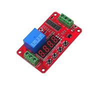 2X Módulo de Relé de 1 Canal y 12 V CC FRM01, Relé Multifunción, Temporizador de Retardo de Bucle, Placa de Temporización con Autobloqueo.