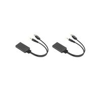 2X MóDulo InaláMbrico para Coche MúSica Todos los Modelos Receptor Aux E92 para JieRui-BT 5908 Adaptador Auxiliar