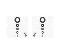 2x MONROE Cojintete Soporte Trasero para Mitsubishi Lancer VIII Sportback Cx _ A