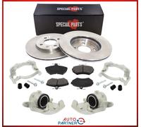 2x Mordaza de Freno Soporte para VW Golf 1 Scirocco 16V Delant. 75mm 256x20