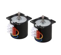 2X Motor Síncrono 15RPM 60KTYZ 220V 14W Motor de Engranaje Síncrono de Imán Permanente Motor Pequeño