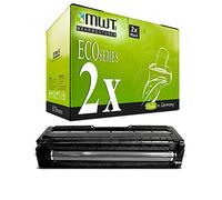2X MWT Toner Compatible para Ricoh Aficio SP C220n SP C240sf SP C220s SP C220 SP C240 SP C221sf SP C222 SP C221 wie 406094 TYPESPC220E Type SP C220E Negro