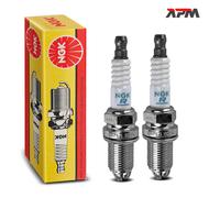 2x NGK BKUR6ET-10 2397 Bujías para Audi A4 VW Golf Passat Polo 4 5 Seat Skoda