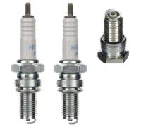 2X Ngk Bujía Para Honda CB 250 CM 400 Kawasaki EN 450 GPZ 500 Suzuki GSX 250