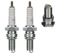 2X Ngk Bujía Para Honda CB 250 CM 400 Kawasaki EN 450 GPZ 500 Suzuki GSX 250