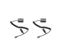 2X NP-FW50 Batería Ficticia PD Tipo C Acoplador para ZV-E10 A7 A7R/S/M A7II A7S2 A7M2 A7R2 A6500 NEX5 NEX7 DSC-RX10 A33 A55