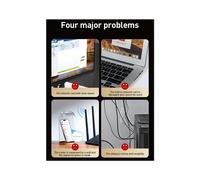2X Nueva Tarjeta de Red Inalámbrica WiFi 6E de 3000 Mbps, Doble Banda 2,4 GHz/5 GHz, Receptor USB 3.0, Adaptador WiFi para Windows 10/11