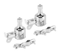 2X Nuevo Generador de Luz de Bicicleta 12V 6W Kit de Luz de Cola Cabeza de Friccion Motorizada de Dinamo
