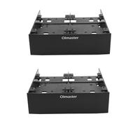2X OIMASTER Estante de Conversión de Disco Duro Multifuncional Dispositivo EstáNdar de 5,25 Pulgadas Viene con Tornillo