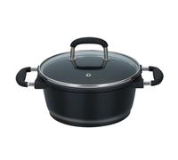 2x Olla Alpina Aluguss D20xH9,5cm Profesional Cocina Juego De 2 Con Tapa